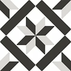 EGE SERAMİK 20X20 BETA SİYAH BEYAZ K:10 - 200X200BBA93