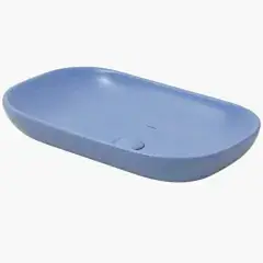 SMANNİ ARKTİK MAVİ 65x41 cm TEZGAH ÜSTÜ LAVABO