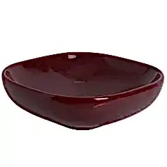 SMANNİ ALYA BORDO 41X41 cm ALYA TEZGAH ÜSTÜ LAVABO