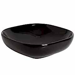 SMANNİ ALYA SİYAH 41X41 cm ALYA TEZGAH ÜSTÜ LAVABO