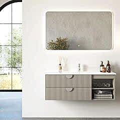 Fym Gloria 120 cm Banyo Dolabı Kül Gri