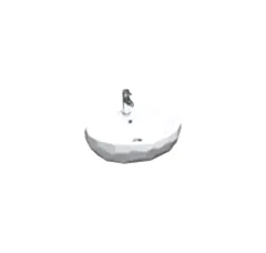 Ege Vitrifiye Diamas Beyaz 61 cm Batarya Delikli Lavabo