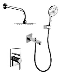 CARELIA 5'li Ankastre Banyo Seti